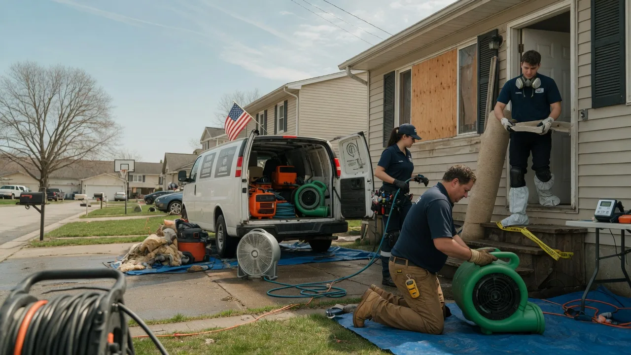 Water Damage Restoration in Evansdale, IA near me
